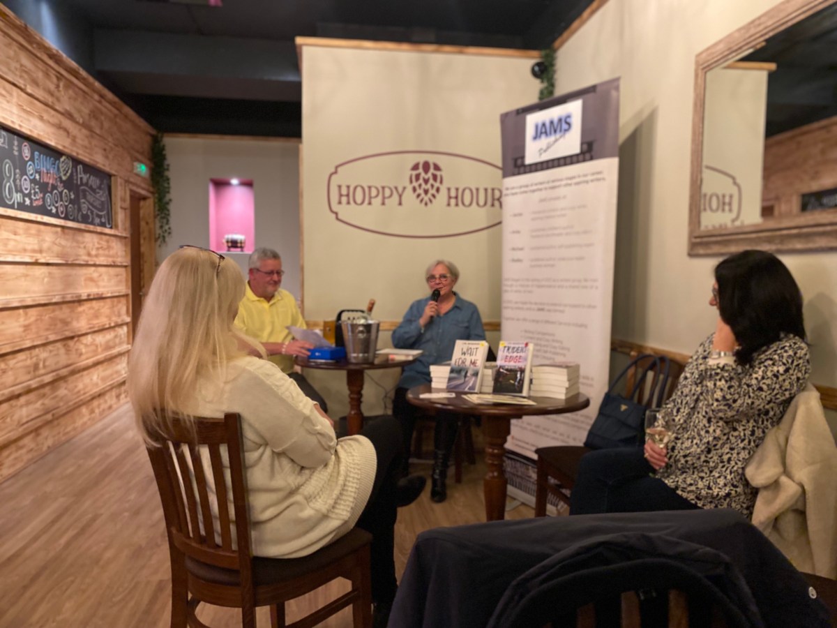 My first book&nbsp;signing.